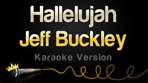 hallelujah jeff buckley karaoke